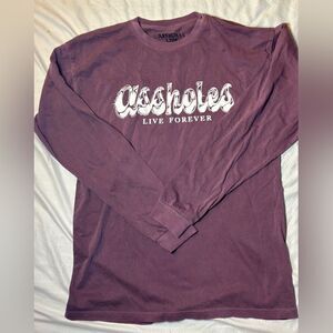 COPY - As@holes Live Forever long sleeve T-shirt, brand new